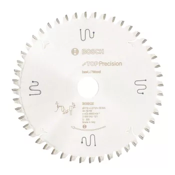   Bosch Top Precision Best for Wood körfűrészlap (Regisztrációval akár extra értékes ajándék is elérhető!)