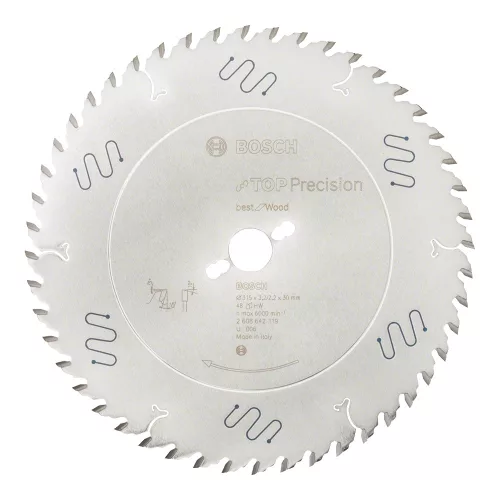 Bosch Top Precision Best for Wood körfűrészlap (Regisztrációval akár extra értékes ajándék is elérhető!)