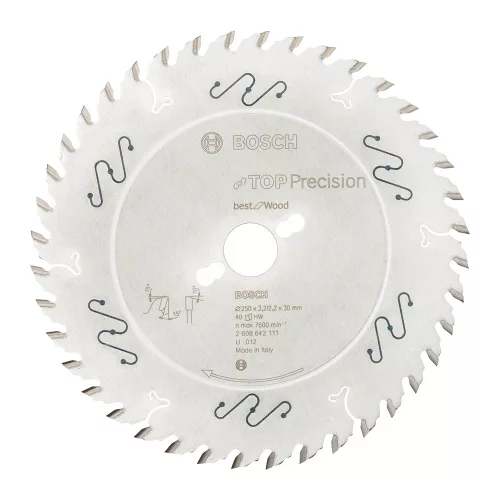 Bosch Top Precision Best for Wood körfűrészlap (Regisztrációval akár extra értékes ajándék is elérhető!)