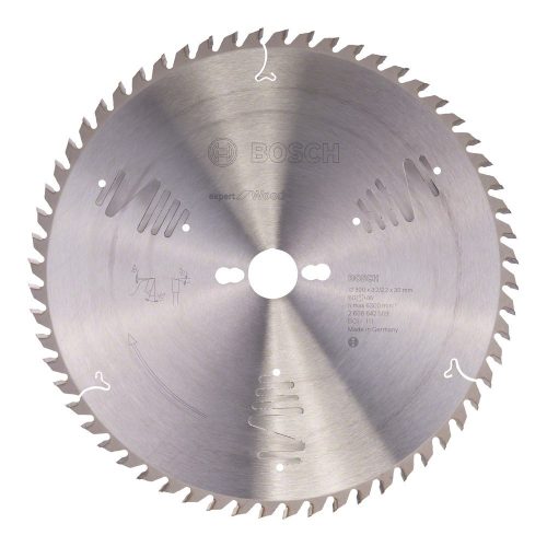 Bosch EXPERT Wood körfűrészlap 300x3,2/2,2 30 T61 fog, ATB furnér- asztali fűrészekhez, fához