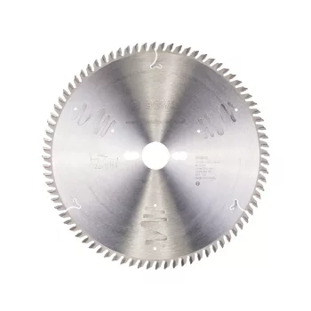   Bosch EXPERT körfűrészlap 250x3,2/2,2 30 T80 fog, HLTCG asztali fűrészekhez, laminált lapokhoz