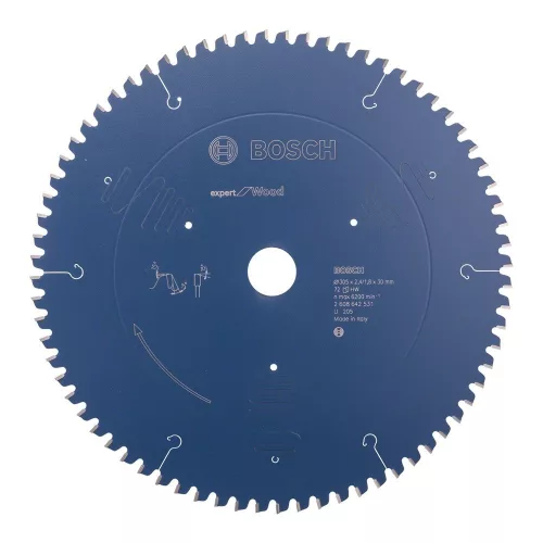 Bosch EXPERT Wood körfűrészlap 305x2,4/1,8 30 T72 fog, ATB gérvágó fűrészekhez, fához (Regisztrációval akár ajándék is elérhető!)