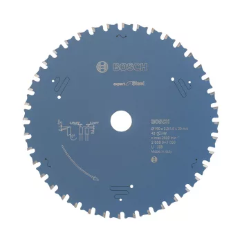   Bosch EXPERT Steel körfűrészlap 190x2,0/1,6 T40 fog, HLTCG kézi fűrészekhez, acélhoz (Regisztrációval akár ajándék is elérhető!)