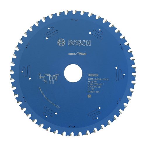 Bosch EXPERT Steel körfűrészlap 210x2,0/1,6 30 T48 fog, HLTCG kézi fűrészekhez, acélhoz