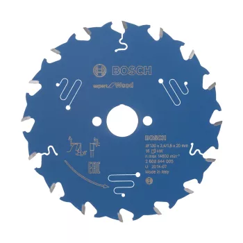   Bosch EXPERT Wood körfűrészlap 130x2,4/1,6 20 T16 fog, ATB kézi fűrészekhez, fához
