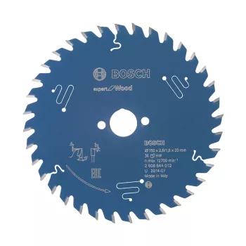   Bosch EXPERT Wood körfűrészlap 150x2,6/1,6 20 T36 fog, ATB kézi fűrészekhez, fához