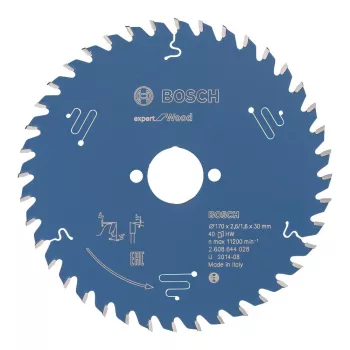   Bosch EXPERT Wood körfűrészlap 170x2,6/1,6 30 T40 fog, ATB kézi fűrészekhez, fához
