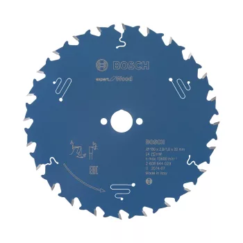   Bosch EXPERT Wood körfűrészlap 180x2,6/1,6 20 T24 fog, ATB kézi fűrészekhez, fához