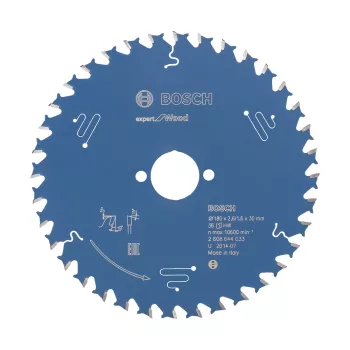   Bosch EXPERT Wood körfűrészlap 180x2,6/1,6 30 T36 fog, ATB kézi fűrészekhez, fához