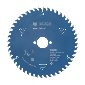   Bosch EXPERT Wood körfűrészlap 190x2,6/1,6 30 T48 fog, ATB kézi fűrészekhez, fához