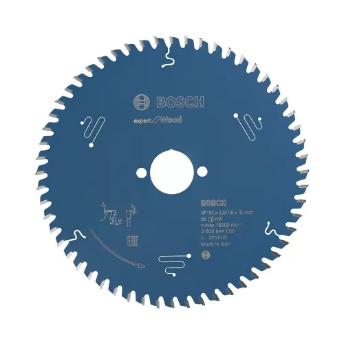 Bosch EXPERT Wood körfűrészlap 190x2,6/1,6 30 T56 fog, ATB kézi fűrészekhez, fához (Regisztrációval akár ajándék is elérhető!)