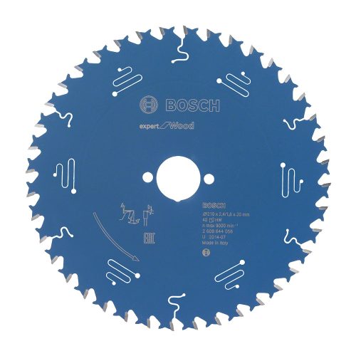 Bosch EXPERT Wood körfűrészlap 210x2,4/1,6 30 T40 fog, ATB kézi fűrészekhez, fához