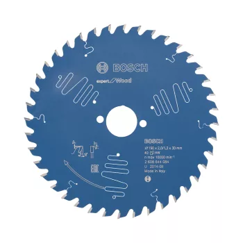   Bosch EXPERT Wood körfűrészlap 190x2,0/1,3 30 T40 fog, ATB asztali fűrészekhez, fához