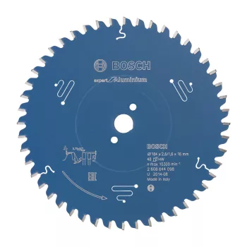   Bosch EXPERT Aluminium körfűrészlap 184x2,6/1,6 16 T48 fog, HLTCG, alumínium, nemvasfémek (Regisztrációval akár ajándék is elérhető!)