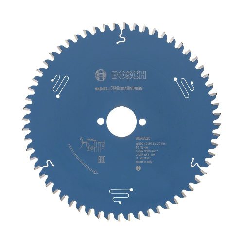 Bosch EXPERT Aluminium körfűrészlap 200x2,8/1,8 30 T60 fog, HLTCG, alumínium, nemvasfémek
