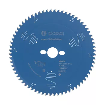   Bosch EXPERT Aluminium körfűrészlap 250x2,8/2,0 30 T68 fog, HLTCG, alumínium, nemvasfémek (Regisztrációval akár ajándék is elérhető!)