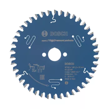   Bosch EXPERT körfűrészlap 140x1,8/1,3 20 T42 fog kézi fűrészekhez, laminált lap, rétegelt lemez