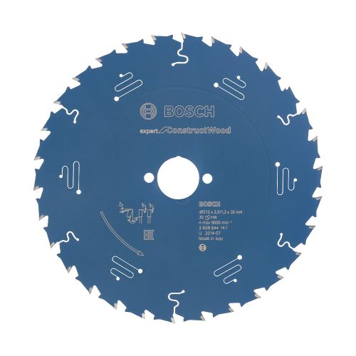 Bosch EXPERT Construct Wood körfűrészlap 210x2/1,3 30 T30 fog, szennyezett fához