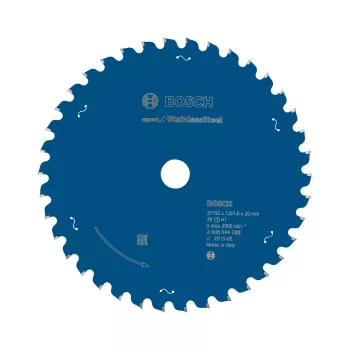   Bosch EXPERT Stainless Steel körfűrészlap 192x1,9/1,6 20 T38 fog, HLTCG, rozsdamentes acélhoz (Regisztrációval akár ajándék is elérhető!)