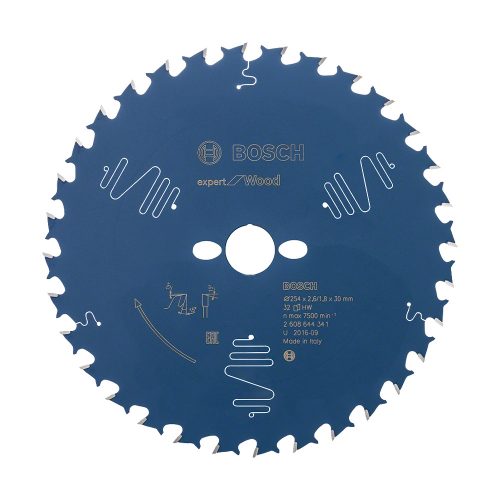 Bosch EXPERT Wood körfűrészlap 254x3,2/2,2 30 T32 fog, ATB pos asztali fűrészekhez, fához