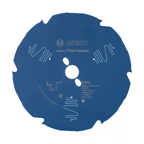 Bosch EXPERT Fiber Cement körfűrészlap 260x2,2/1,6 30 T6 fog, gérvágó fűrészekhez betonitlaphoz (Regisztrációval akár ajándék is elérhető!)