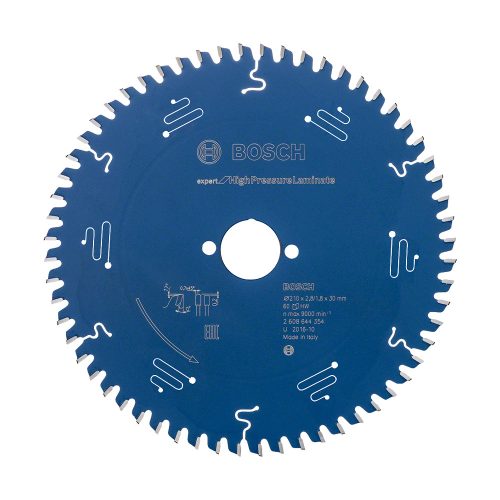 Bosch EXPERT körfűrészlap 210x2,6/1,6 30 T60 fog, kézi fűrészekhez rétegelt, kompozit anyag