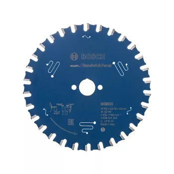   Bosch EXPERT körfűrészlap 160x2,0/1,6 T30 fog, HLTCG kézi fűrészekhez, fém szendvicslemez (Regisztrációval akár ajándék is elérhető!)