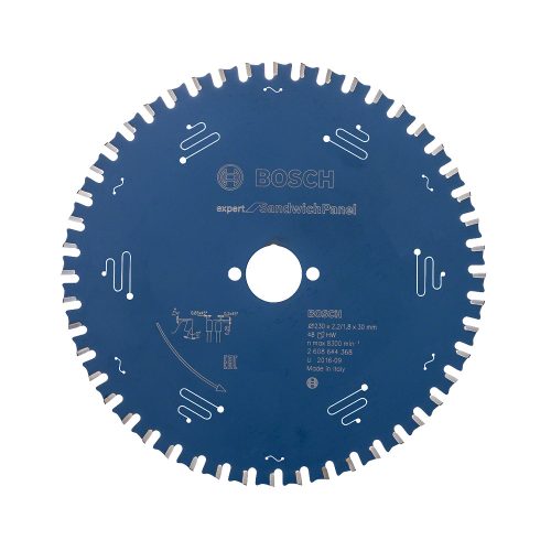 Bosch EXPERT körfűrészlap 230x2,2/1,8 30 T48 fog, HLTCG kézi fűrészekhez, fém szendvicslemez