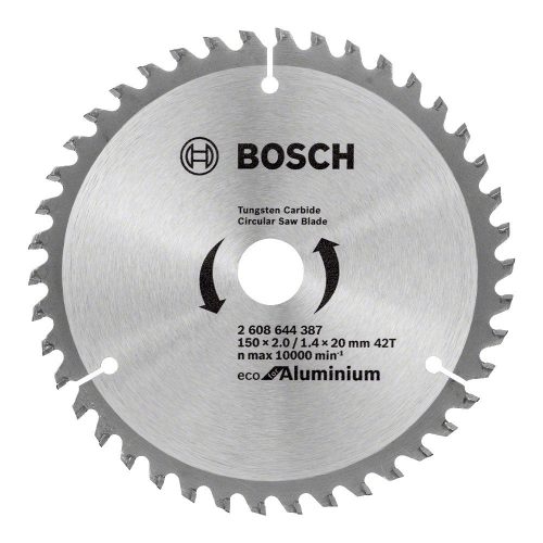 Bosch körfűrészlap alumíniumhoz 150x1,5x20mm, 42 fog