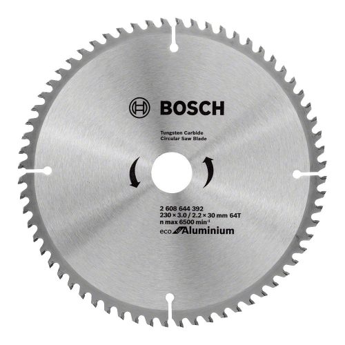 Bosch körfurészlap alumíniumhoz 230x2,2x30mm, 64 fog