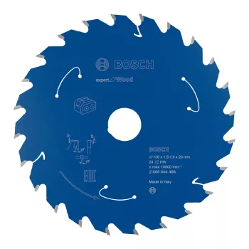   Bosch EXPERT Wood körfűrészlap akkumulátoros körfűrészekhez 136x1,5/1,2 20 mm, T24 fog, fához
