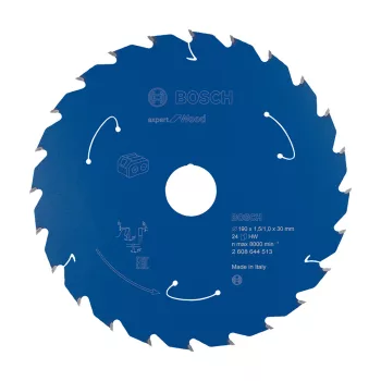   Bosch EXPERT Wood körfűrészlap akkus körfűrészekhez 190x1,5/1,0 30/20 mm, T24 , fához
