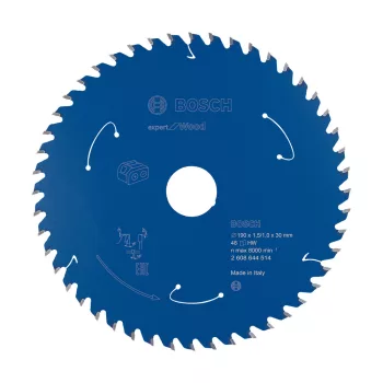   Bosch EXPERT Wood körfűrészlap akkus körfűrészekhez 190x1,5 /1,0 30/20 mm, T48 , fához