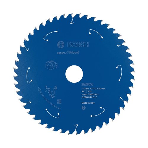 Bosch EXPERT Wood körfűrészlap akkus asztali körfűrészekhez 210x1,7/1,2 30 mm, T48 , fához