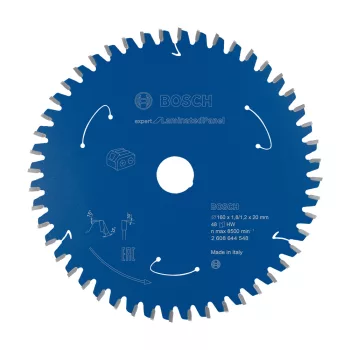  Bosch EXPERT körfűrészlap 160x1,8/1,2x20mm, T48 fog akkus kézi fűrészekhez, parkettához