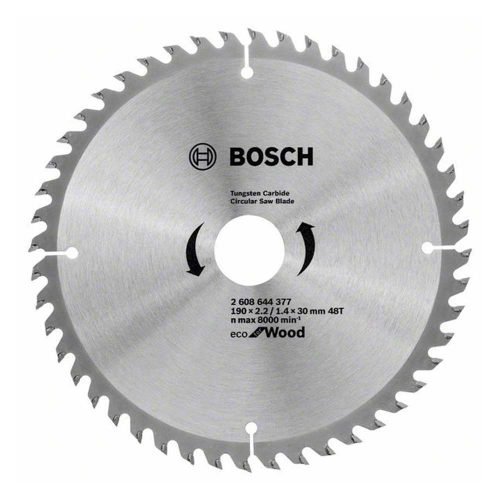 Bosch körfűrészlap fához 190x1,4x30mm, 48 fog 10db/cs