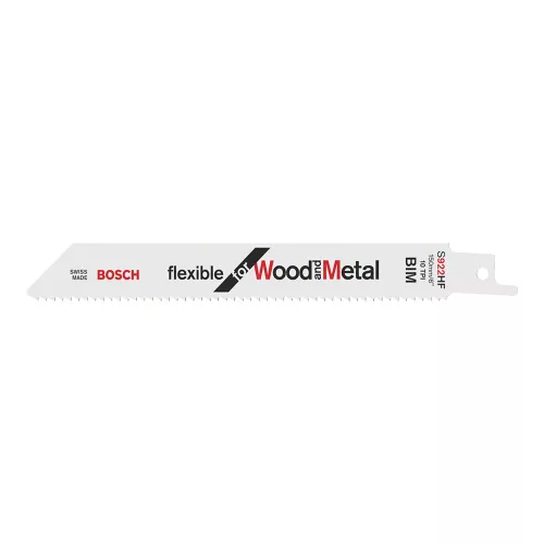 Bosch S 922 HF Flexible for Wood and Metal szablyafűrészlap (2 db) (Regisztrációval akár extra értékes ajándék is elérhető!)