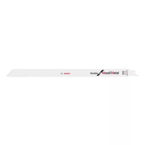 Bosch S 1222 VF orrfűrészlap fához és fémhez 300x0,9mm 2db/cs (Regisztrációval akár extra értékes ajándék is elérhető!)