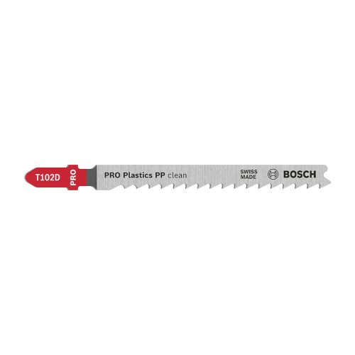 Bosch PRO Plastics PP clean T102D szúrófűrészlap, 100 mm, 5 db, műanyaghoz