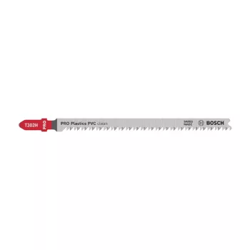   Bosch PRO Plastics PVC clean T302H szúrófűrészlap, 132 mm, 5 db, műanyaghoz