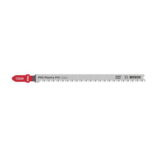 Bosch PRO Plastics PVC clean T302H szúrófűrészlap, 132 mm, 5 db, műanyaghoz