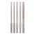 Bosch PRO SDS-Plus 5X kalapácsfúrószár-készlet, 6/6/8/8/10 mm, vasbeton, tégla, kő, 5 részes