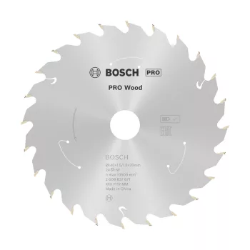   Bosch PRO Wood körfűrészlap akkus géphez, 140x1,5x20 mm 24 fog, kemény fa, forgácslap