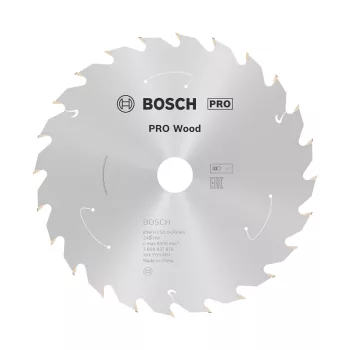   Bosch PRO Wood körfűrészlap akkus géphez, 160x1,5x20 mm 24 fog, kemény fa, forgácslap