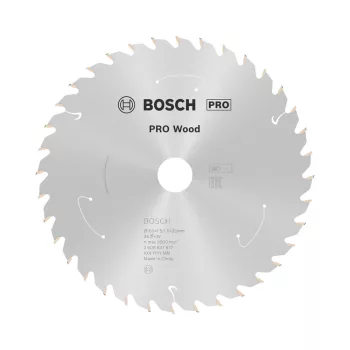   Bosch PRO Wood körfűrészlap akkus géphez, 160x1,5x20 mm 36 fog, kemény fa, forgácslap