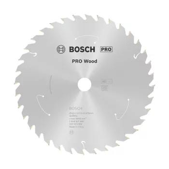   Bosch PRO Wood körfűrészlap akkus géphez, 165x1,5x15,875 mm 36 fog, kemény fa, forgácslap