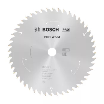   Bosch PRO Wood körfűrészlap akkus géphez, 165x1,5x15,875 mm 48 fog, kemény fa, forgácslap