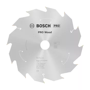  Bosch PRO Wood körfűrészlap akkus géphez, 165x1,5x20 mm 12 fog, kemény fa, forgácslap