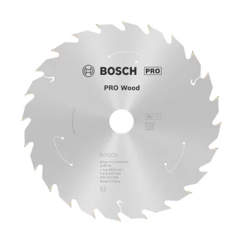   Bosch PRO Wood körfűrészlap akkus géphez, 165x1,5x20 mm 24 fog, kemény fa, forgácslap
