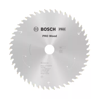   Bosch PRO Wood körfűrészlap akkus géphez, 165x1,5x20 mm 48 fog, kemény fa, forgácslap